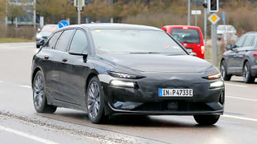 Audi A6 Avant e-tron spy shots - front